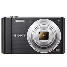 Sony Cyber-shot DSC-W810 20.1MP 6X Compact Digital Camera Black 85 New