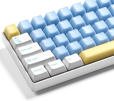 XVX Double Shot PBT Keycaps Set 216 Keys, Cherry Profile Custom Keyboard Keycaps