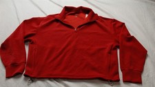 Varley Women's Sian Cropped Half Zip Sweatshirt NC3 Lava Falls Large NWT