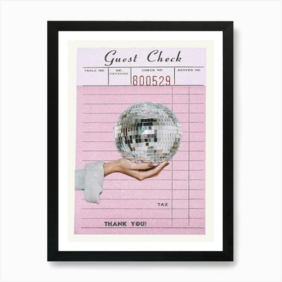 Gastscheck Kunstdruck gerahmt Wandbild Poster Leinwanddruck Bild