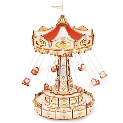 ROKR Swing Ride Spieluhr Holz Modellbausatz (EA02)