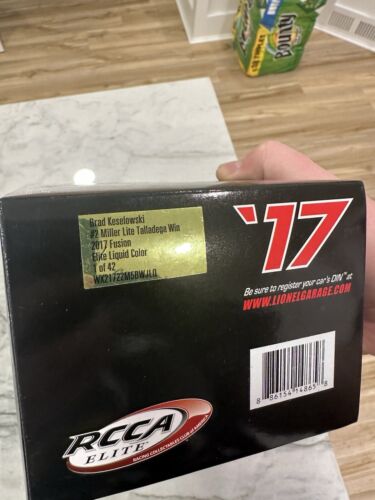 Brad Keselowski AUTOGRAPHED 2017 CHEERS2DALE ELITE Talladega Raced Win Liquid #2 - Picture 6 of 6