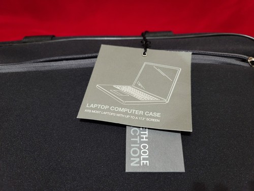 Kenneth Cole Reaction Slim Laptop Sleeve Tasche mit Gurt 5359 15/schwarz - Bild 12 von 13