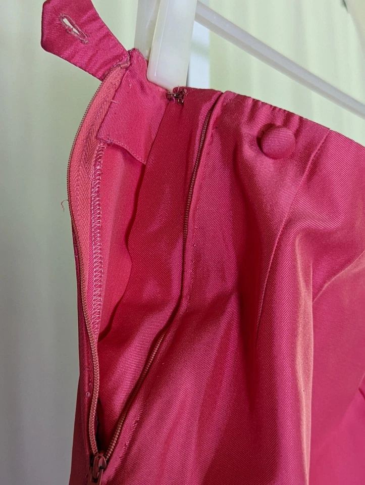 Pantalones Emilio Pucci Vintage Alta Costura Años 60 70 Mod Archivo Rosa Seda Italia Foto 3 de 4