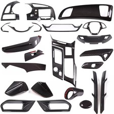 Carbon Fiber ABS Exterior interior Full Decor Trim Kit For Corvette C7 2014-2019