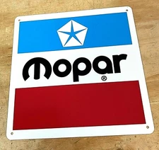 MOPAR 1972 Logo Aluminum Sign 12"x12"