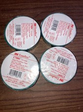 Lot Of 3M Temflex Vinyl Electrical Tape 1700C 80C operating Temp 66FT - Green