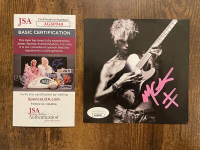 MGK Machine Gun Kelly Signed Autograph Mainstream Sellout Framed