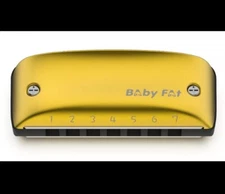 Baby Fat 7 Hole Diatonic Harmonica Country Tuned Key of G