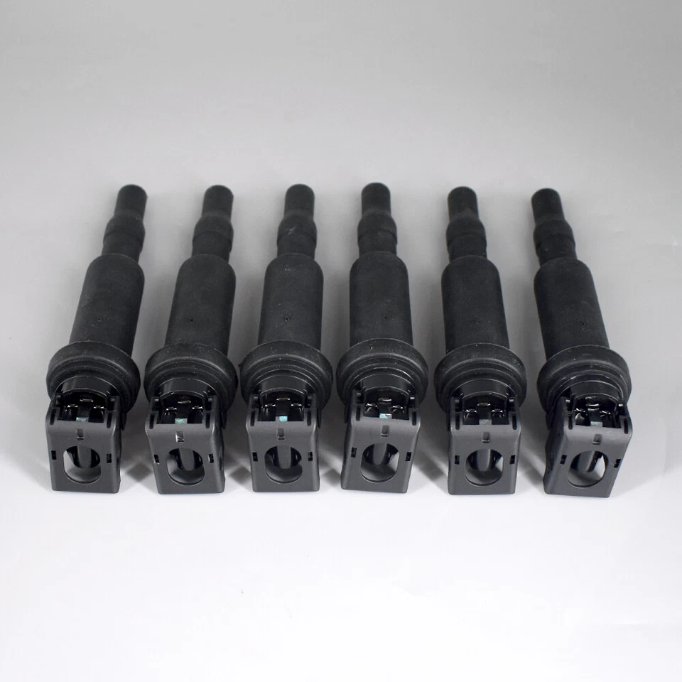 6x OEM BOSCH Ignition Coil Set W/ Connector Boot For BMW 5 6 7 x5 x6 0221504470 Foto 2 de 4