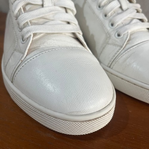 UK 6.5 \ EU 39.5 Genuine Womans White CHRISTIAN LOUBOUTIN Trainers RRP £585. - Picture 7 of 14