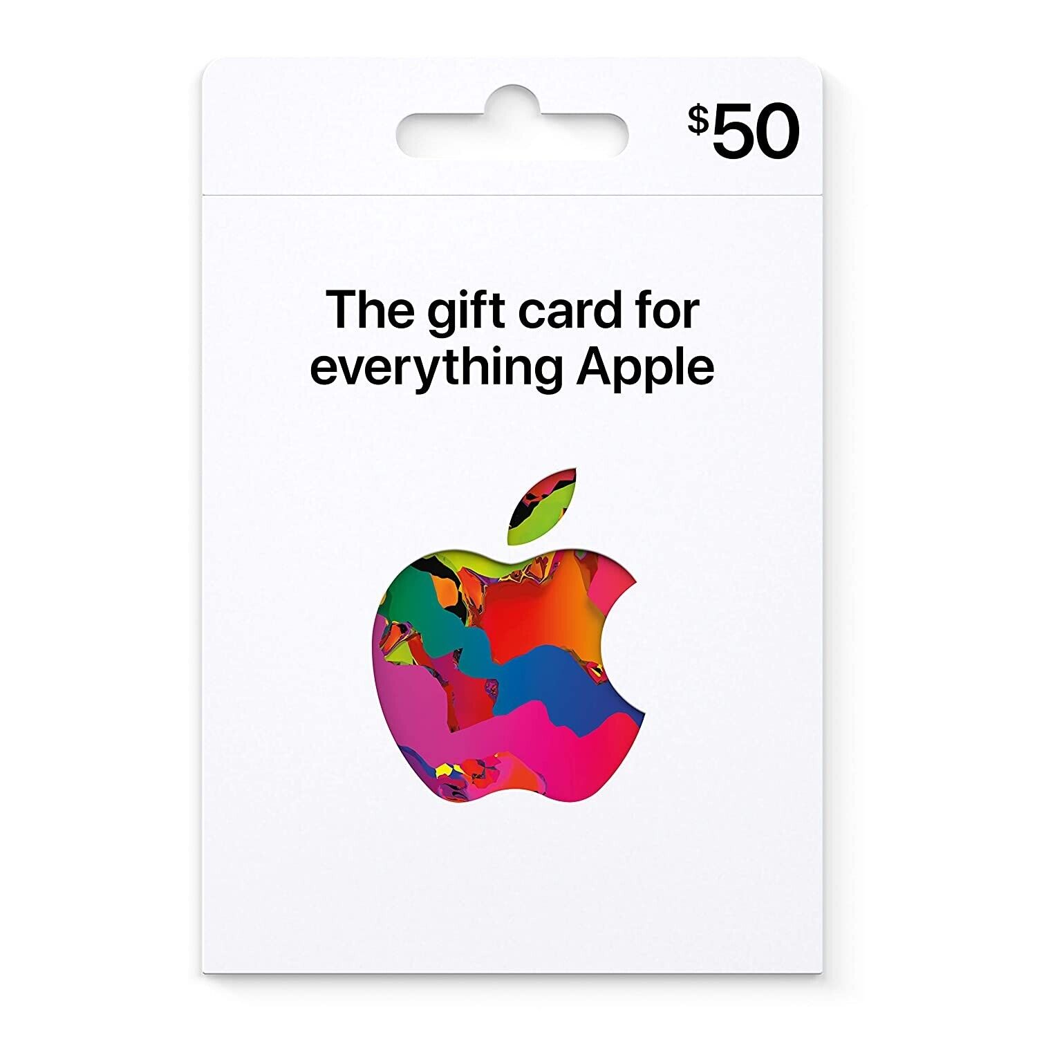 Apple iTunes App Store Gift Card $50 Value Physical/Mailed Delivery