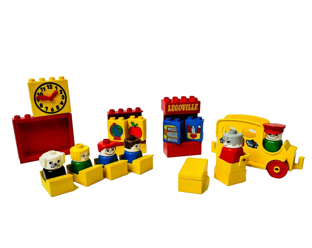 LEGO Duplo 2645 Nursery School Set 1980 Incomplete, Extremely