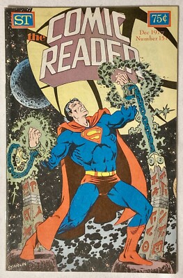 The Comic Reader #151 -- Dec. 1977 - Jim Starlin Superman Cover