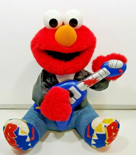 Elmo Rocke Elmo Rock N Roll Singing Animated Figure | eBay