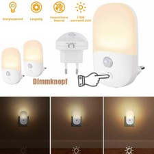 LED Nachtlicht Steckdose Mit Bewegungsmelder Steckdosenlicht Helligkeit 3 Modi