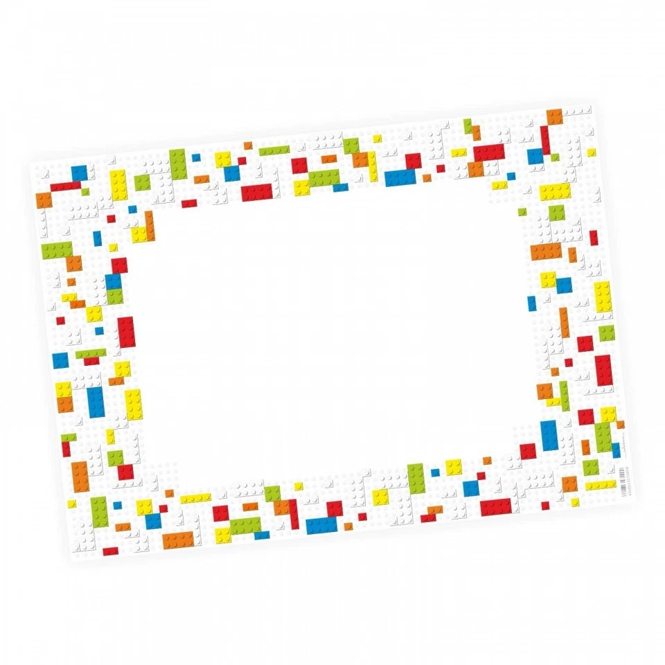 A2 Schreibtischunterlage Legosteine* Bausteine bunt Kinderzimmer bunt Bricks