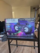 Ion Party Rocker Go High Power Portable Boombox With Party Starter Lights
