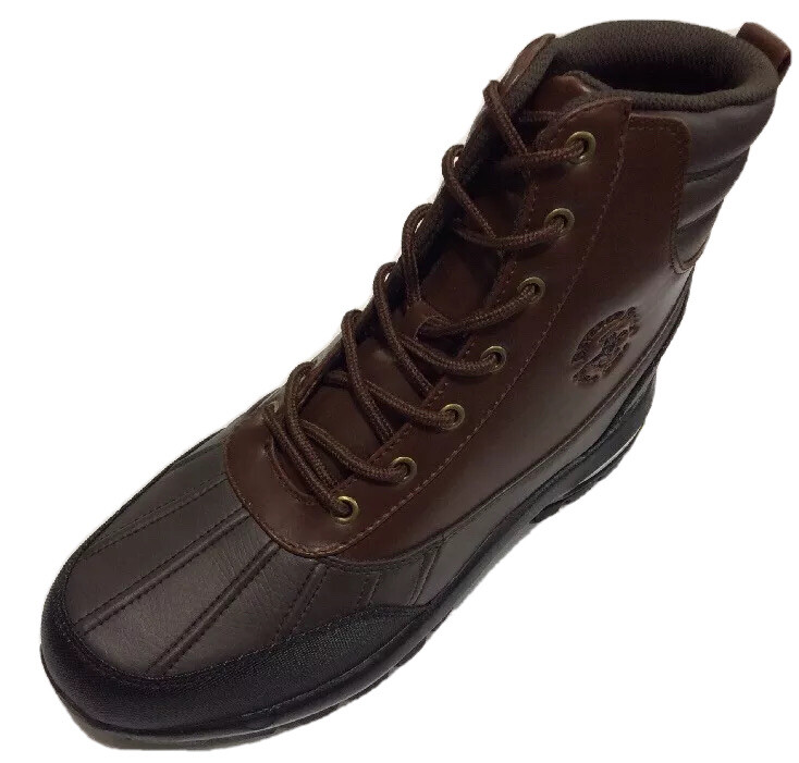 Mens Beverly Hills Polo Club Brown Lace Up Sneaker Boot High  display picture 2