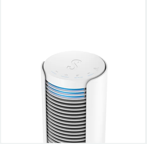 Ventilador de torre delgado remoto temporizador de 6 velocidades silencioso ahorro de energía para sala de estar 40 m² - Imagen 22 de 24