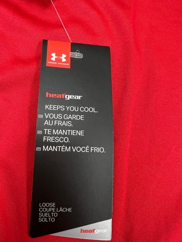 Under Armour Locker Tee Youth NWT Sz S,M,L ,XL Red Quick Dry Moisture Wicking - Picture 3 of 8
