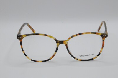 OTEGO OPTICAL KANSAS C-1 DEMI BLONDE CAT EYE EYEGLASS FRAMES 53-15-140 NEW