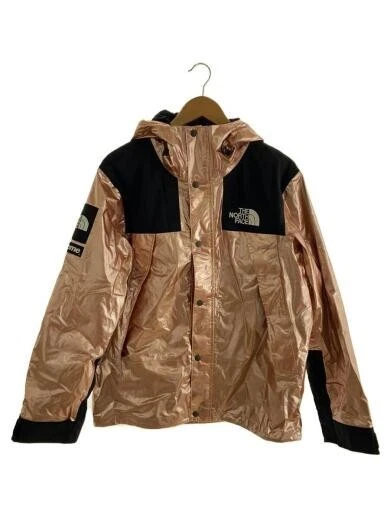 Supreme × THE NORTH FACE 18ss parka de montagne métallisée rose NP118011 taille M
