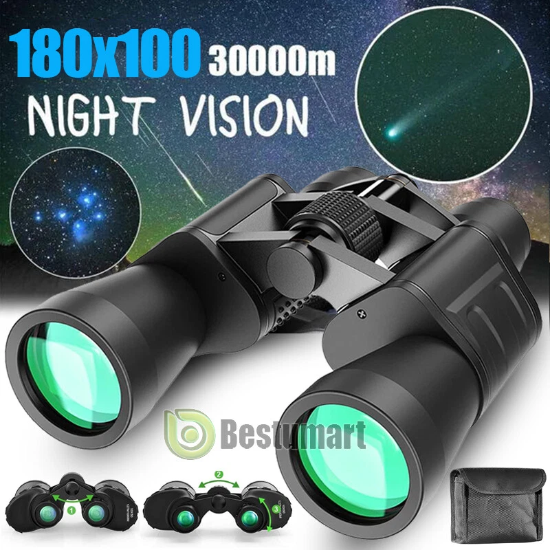 10-180 X 100 Binoculars High Magnification HD Long Range Zoom Times Telescope - Image 2 of 4