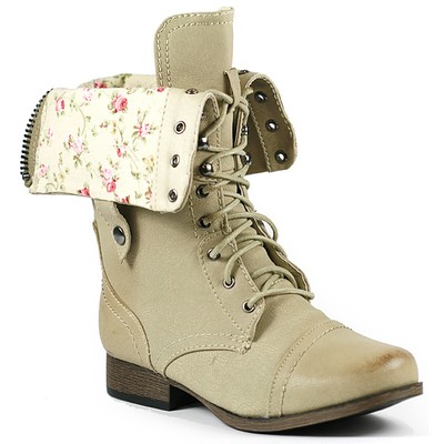 Military Combat Boots Wild Diva | eBay