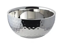 Bon Chef 61259 Stainless Steel Double Wall Bowl, Hammer Finish, 2-1/4 Quart