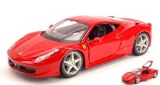 Modellino auto scala 1:24 Burago FERRARI 458 ITALIA diecast modellismo statico