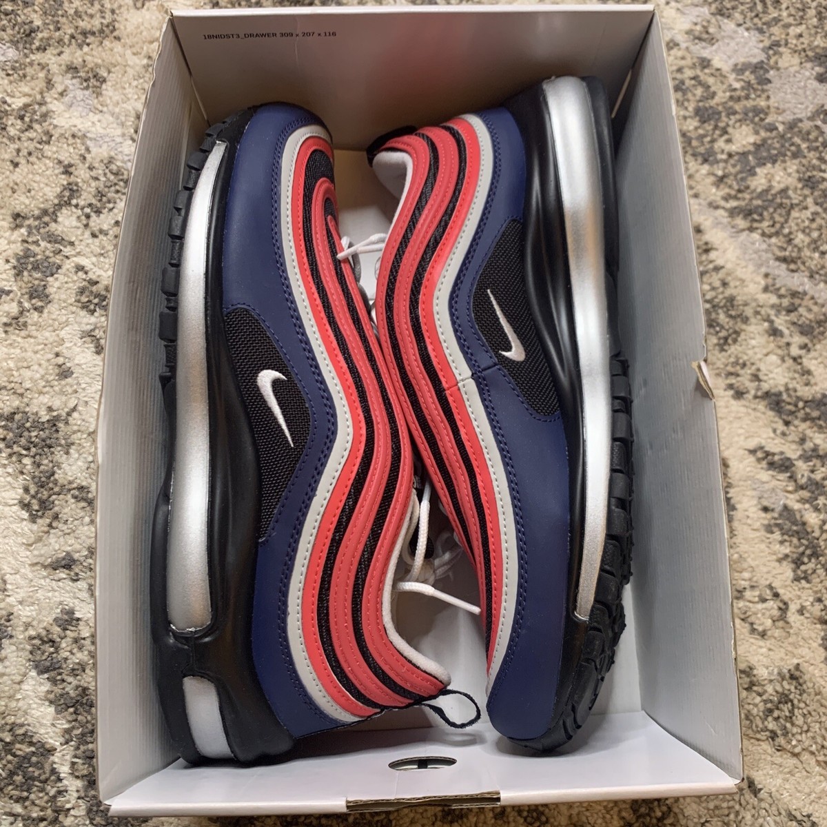 pink and navy blue air max 97