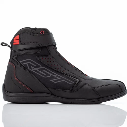 RST Frontier Motorcycle Ankle Boots Summer Paddock Trainers 2746 Black / Red