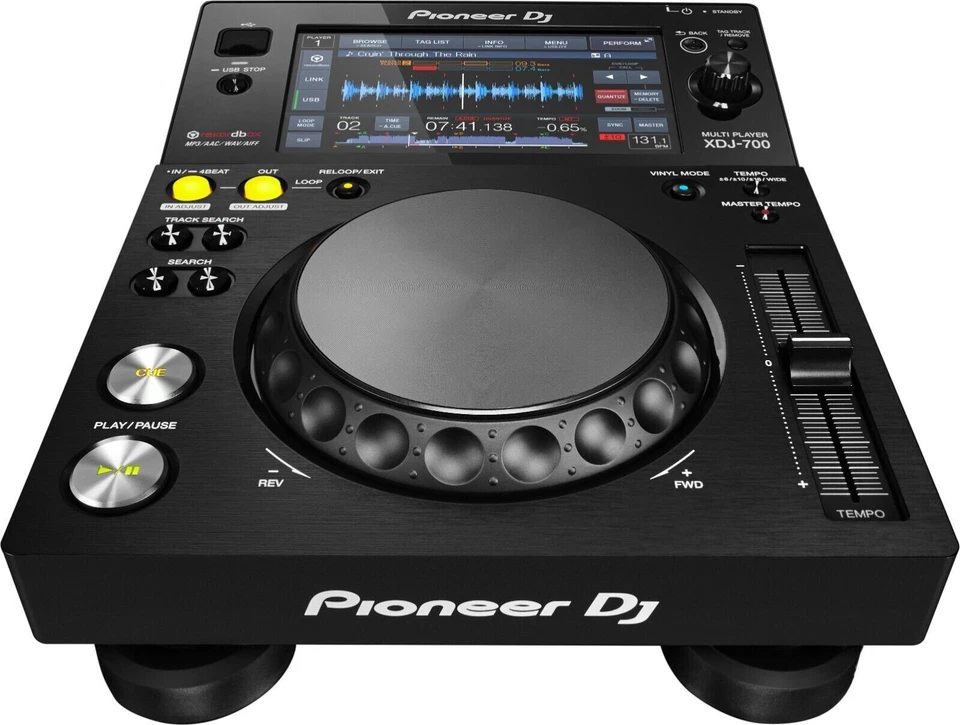 Pioneer DJ XDJ-700 2 Units Pair + DJM-450 Compact DJ Controller Mixer Set 100V - Image 2 of 4