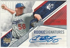 2006 SPx #151 Chad Billingsley AU/499 (RC) autograph rookie 170/499 LA Dodgers