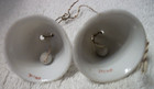 Two Vintage Miniature Porcelain Christmas Bells - Made in Japan — photo 3