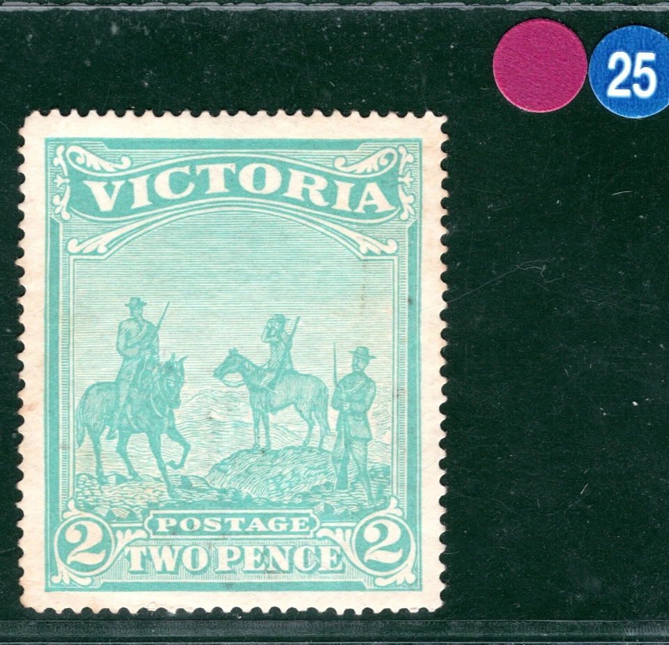 Australia States VICTORIA SG375 2d(2s) BOER WAR CHARITY Mint MNH c£300+ PBLUE25 - Image 3 of 4