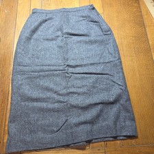 VTG 1960  s Women's Wool Skirt Size 25  USA Gray