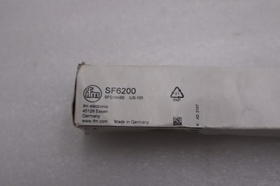 IFM EFECTOR SF6200 SFG10ABB FLOW SENSOR D10 PROCESS CONNECTION STOCK H1280A