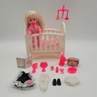 Vintage Barbie Kelly New Baby Sister of Barbie Crib Set Mattel 1994