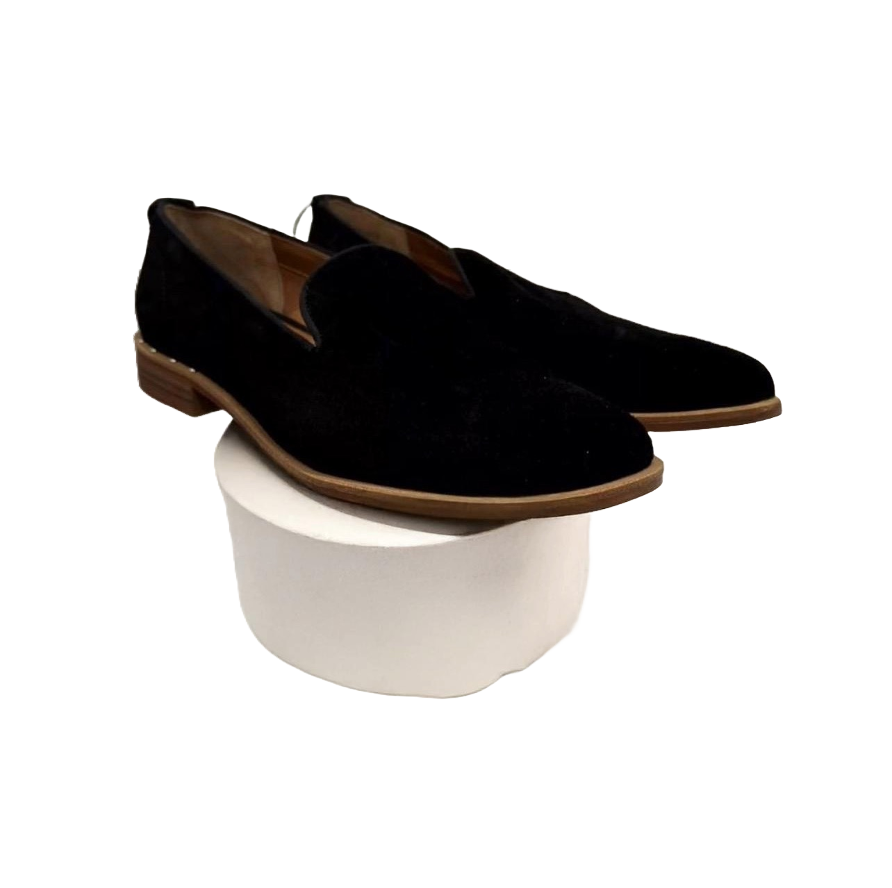 Franco Sarto Ladies' Size 8 Loafer Suede Upper, Black