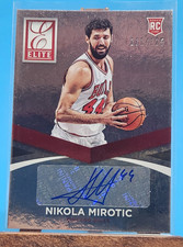 2014-15 Panini Elite Rookie Signatures Autograph SP Nikola Mirotic RC #111/125