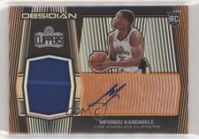 2019 Obsidian Electric Etch Orange 10/50 Mfiondu Kabengele Rookie Auto RC 07d9
