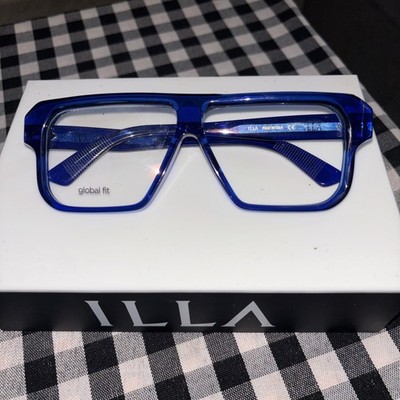 ILLA EYEGLASSES FRAMES ONLY/ SIRO 62/10/145  BLUE