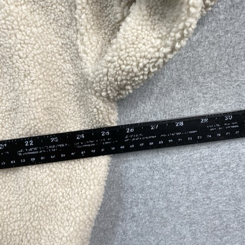 Adidas Track Jacket donna US Small Pile pile caldo manica 3S righe full zip - Foto 8 di 16