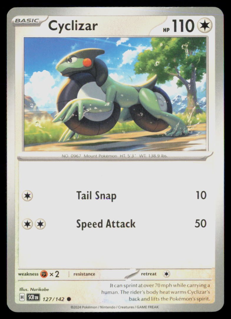CYCLIZAR 127/142 STELLAR CROWN POKEMON CARD NEAR MINT