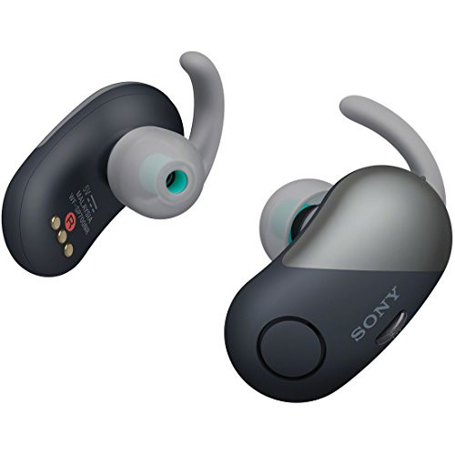 ヘッドホン SONY WF-SP700N(B) Sony Wireless Noise Canceling Stereo Earphone WF-SP700N BM (Black