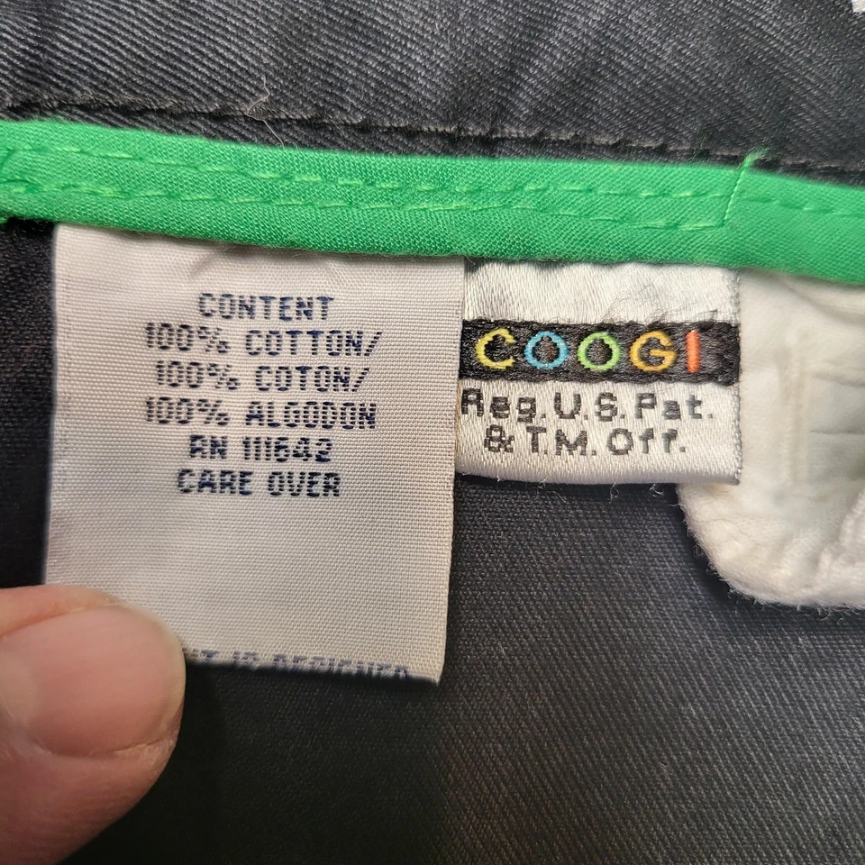 Pantalones cargo Coogi para hombre 42x34 negros multi bolsillo utilitarios cremallera bolsillo ropa de calle Foto 4 de 4