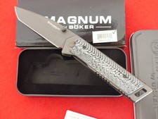 Boker Magnum Contender Liner Lock Pocket Knife 01RY196 mint in box