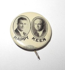 1935 Happy Chandler for Governor Political Election Baseball Commissioner Pin
